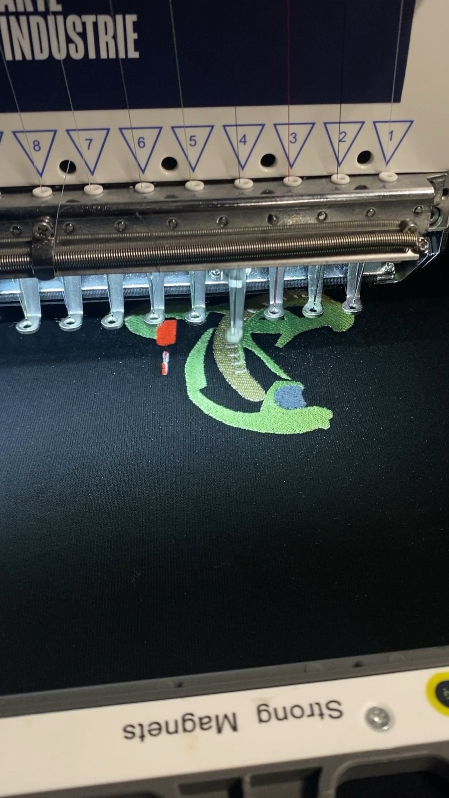 Détail de broderie
